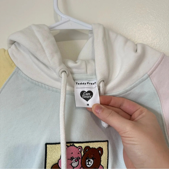 Teddy Fresh x Care Bears Hoodie Pastel size Medium - Picture 3 of 4